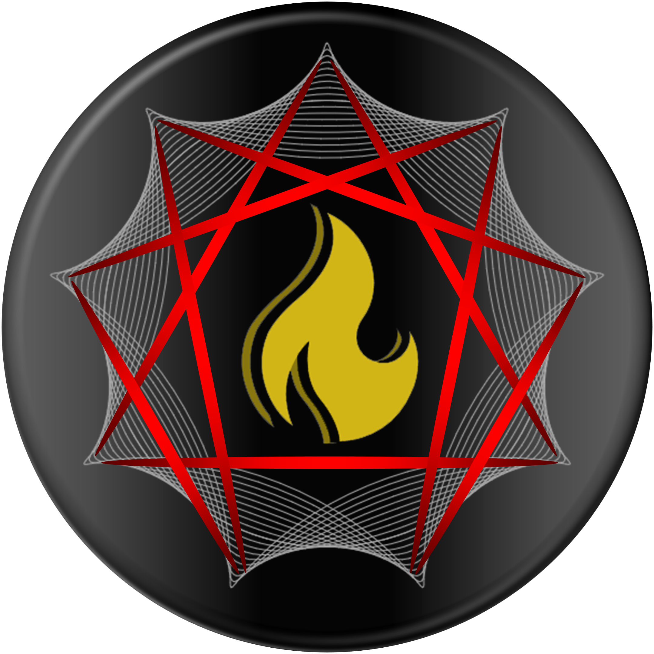 Enneagram Medallion TBG
